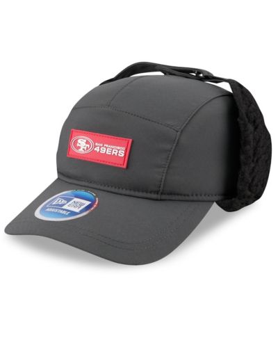 Мужская кепка New Era San Francisco 49ers 2025 Sideline Cold Weather Runner Dog Ear, цвет charcoal