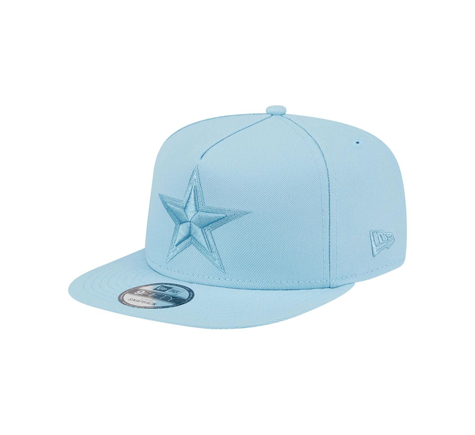 Мужская кепка New Era Light Blue Dallas Cowboys Color Pack A-Frame 9FIFTY Snapback