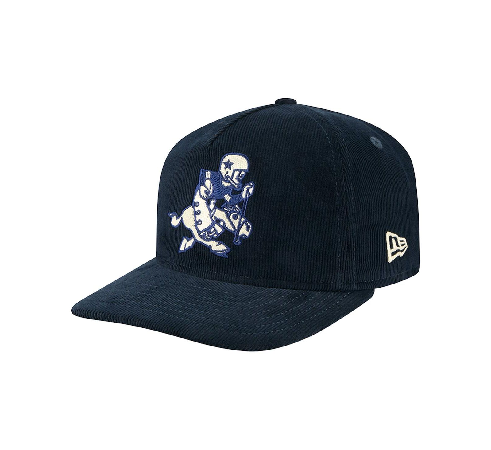 Мужская регулируемая кепка New Era Dallas Cowboys Retro Joe Nostalgic Corduroy Golfer