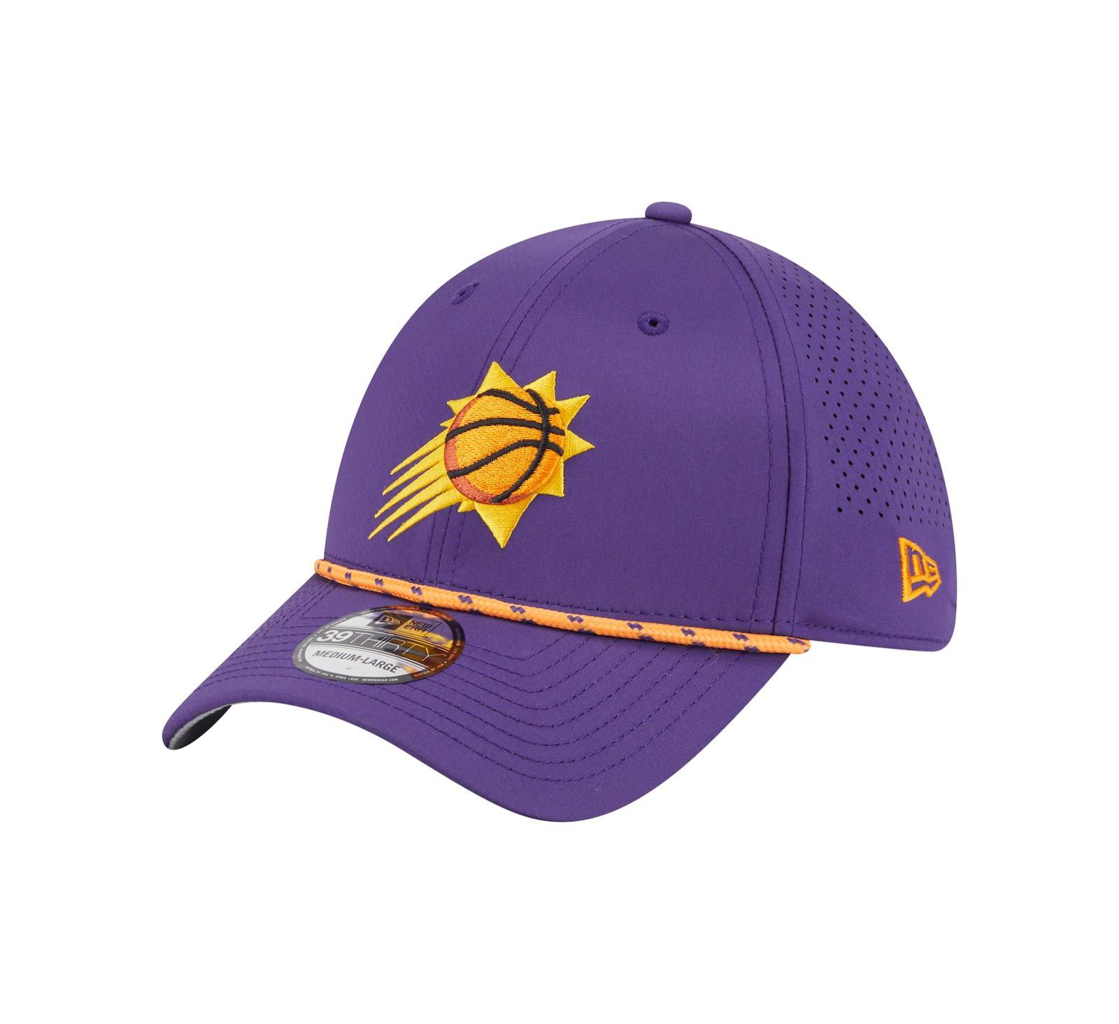 Кепка New Era Men's Purple Phoenix Suns Featherweight Poly Rope Flex 39Thirty
