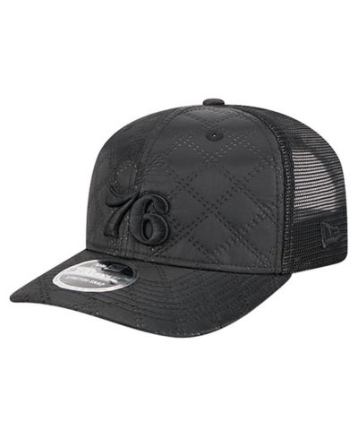 New Era Мужская кепка тракер Philadelphia 76ers Quilted 9SEVENTY, черная