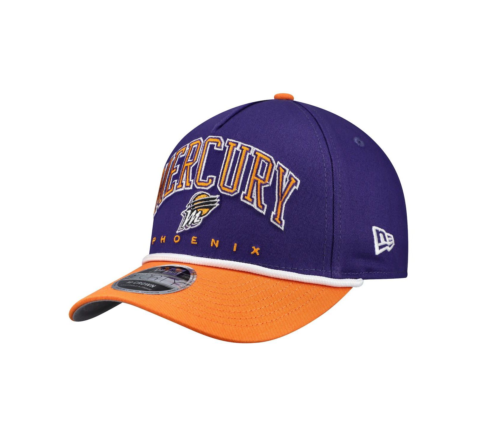 Мужская кепка New Era Phoenix Mercury Bold Arch COOLERA 9FORTY A-Frame M-Crown регулируемая, фиолетовая