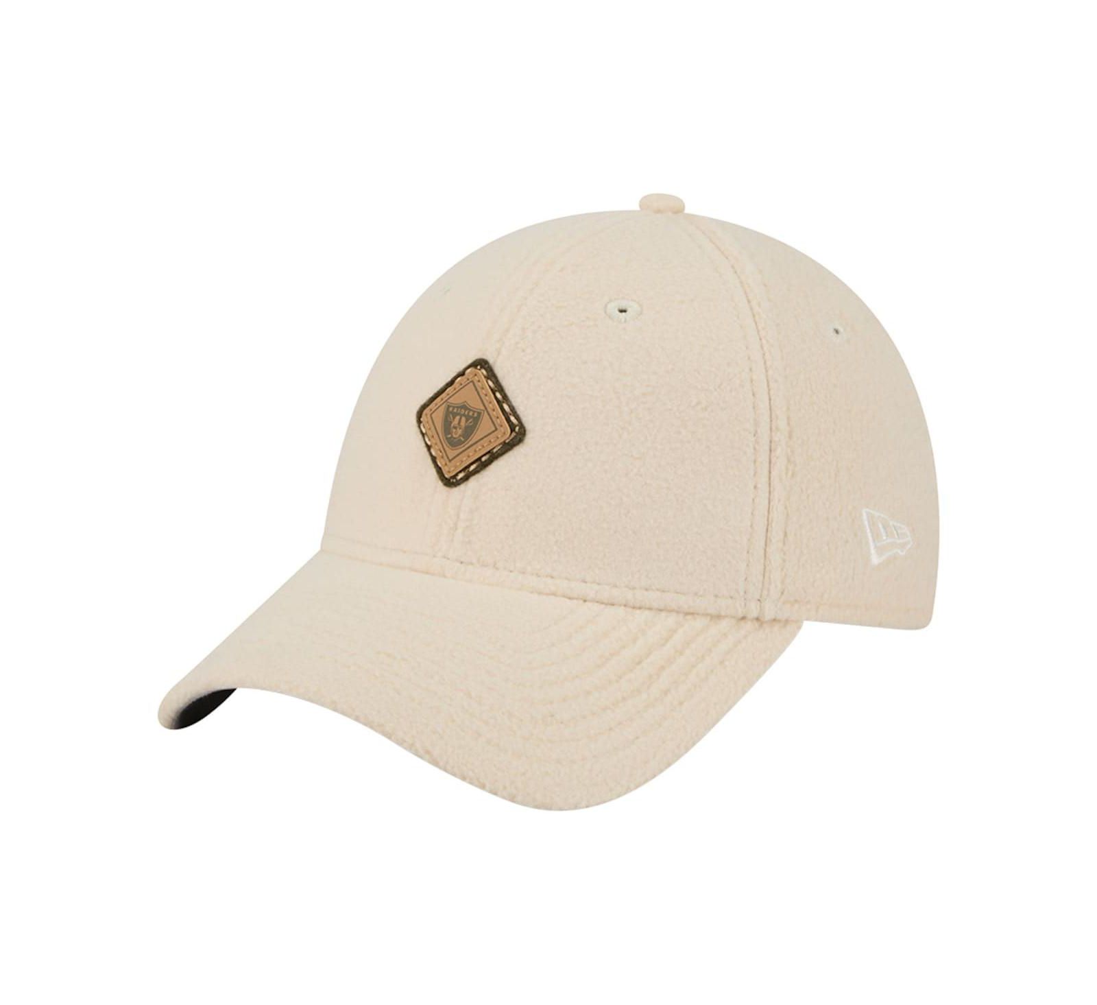 New Era Women's Cream Las Vegas Raiders Comfy 9FORTY Adjustable Hat