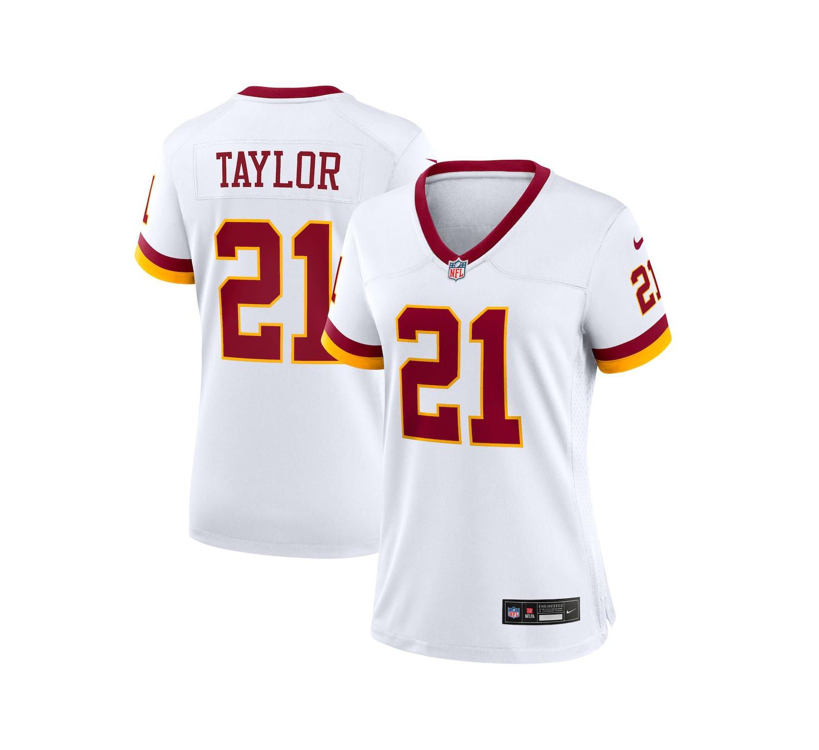 Nike Women's Sean Taylor White Washington Commanders Game Super Bowl Era Jersey