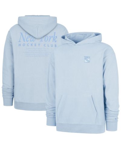 '47 Brand Men's Light Blue New York Rangers Foundation Pullover Hoodie