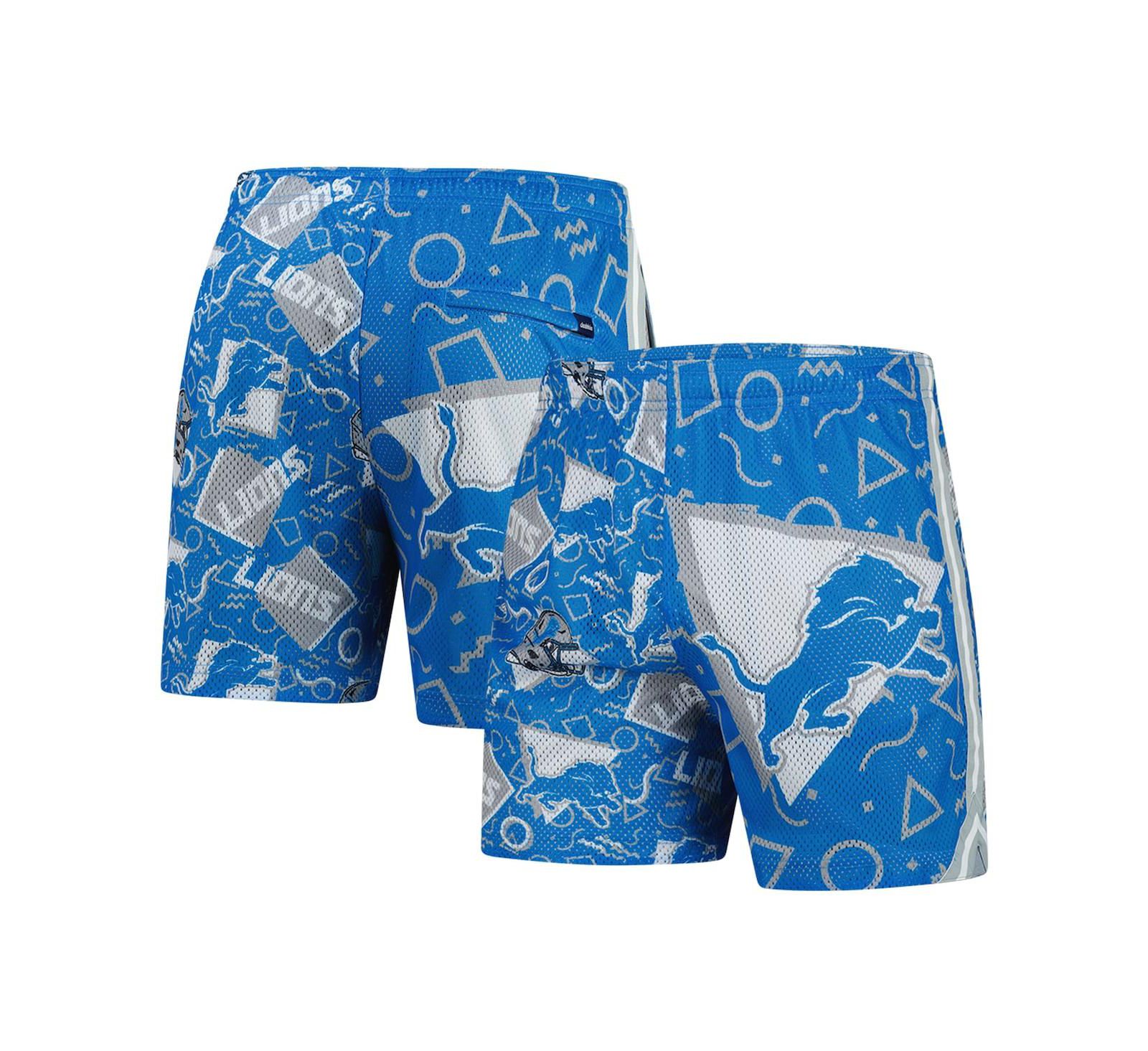 Chubbies Men's Blue Detroit Lions Mesh Shorts