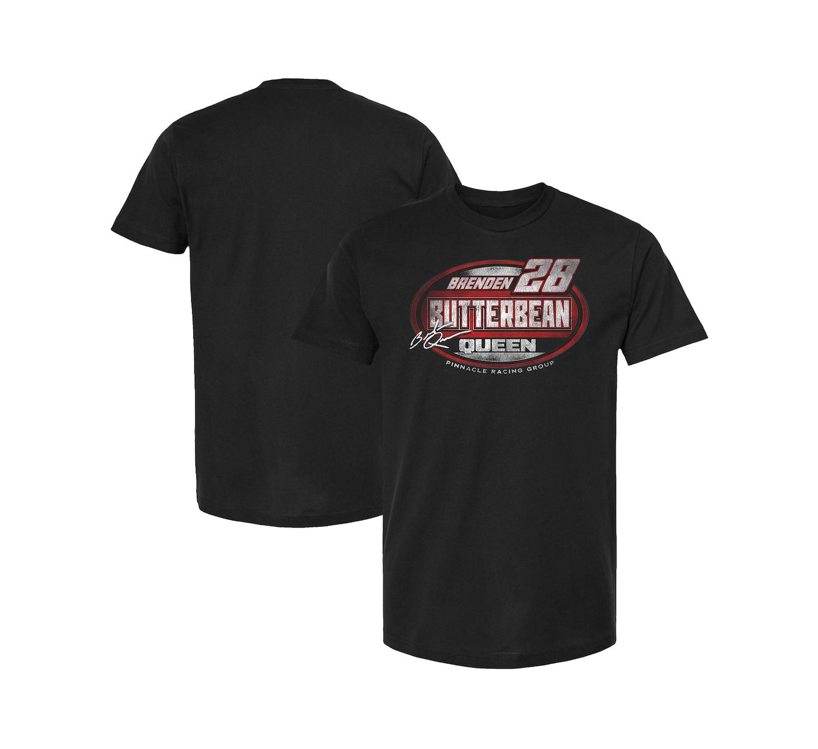 Checkered Flag Sports Men's Black Brenden Queen Name & Number T-Shirt