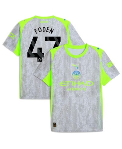Мужская джерси Puma Manchester City 2025/26 Third Replica Green/Neon Green