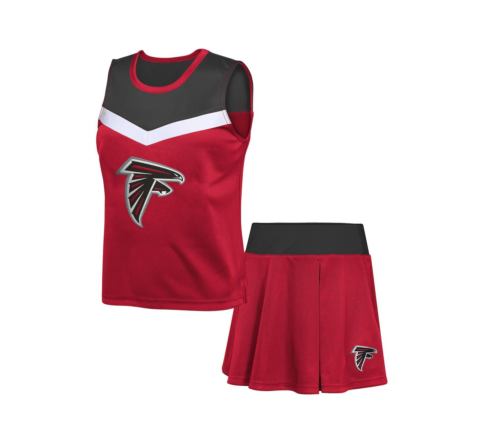 Outerstuff Детский набор из 2 предметов, красный, Atlanta Falcons Spirit Cheerleader