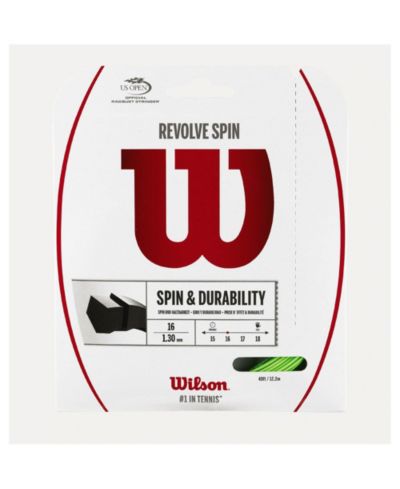 Теннисная струна Wilson Revolve Spin 16g Green