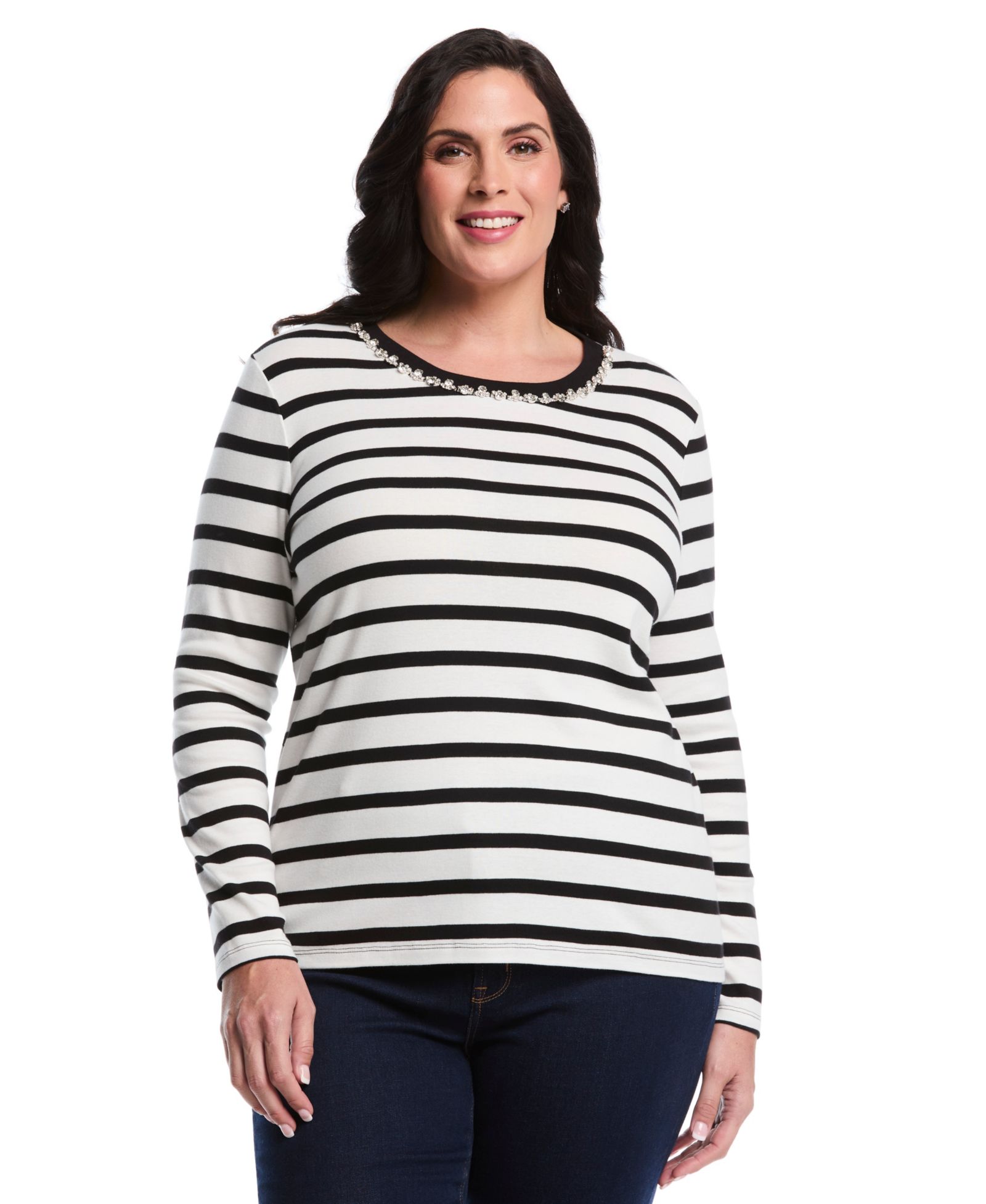Женский топ Rafaella Plus Size Long Sleeve
