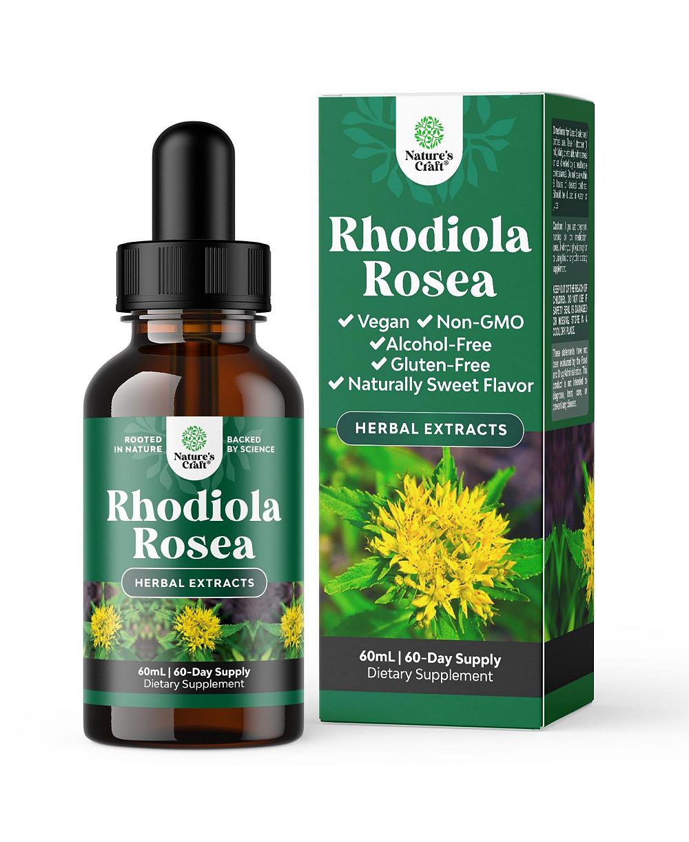 Настойка Rhodiola Tincture, Brown, 60ml