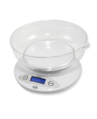 Цифровые кухонные весы American Weigh Scales 5K-Bowl White