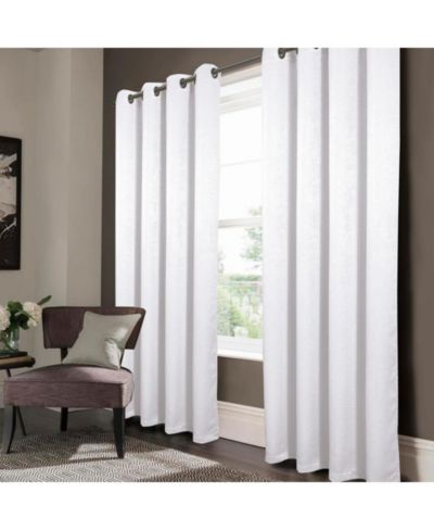 Oliva Gray Nora серая штора с люверсами blackout 52x90"