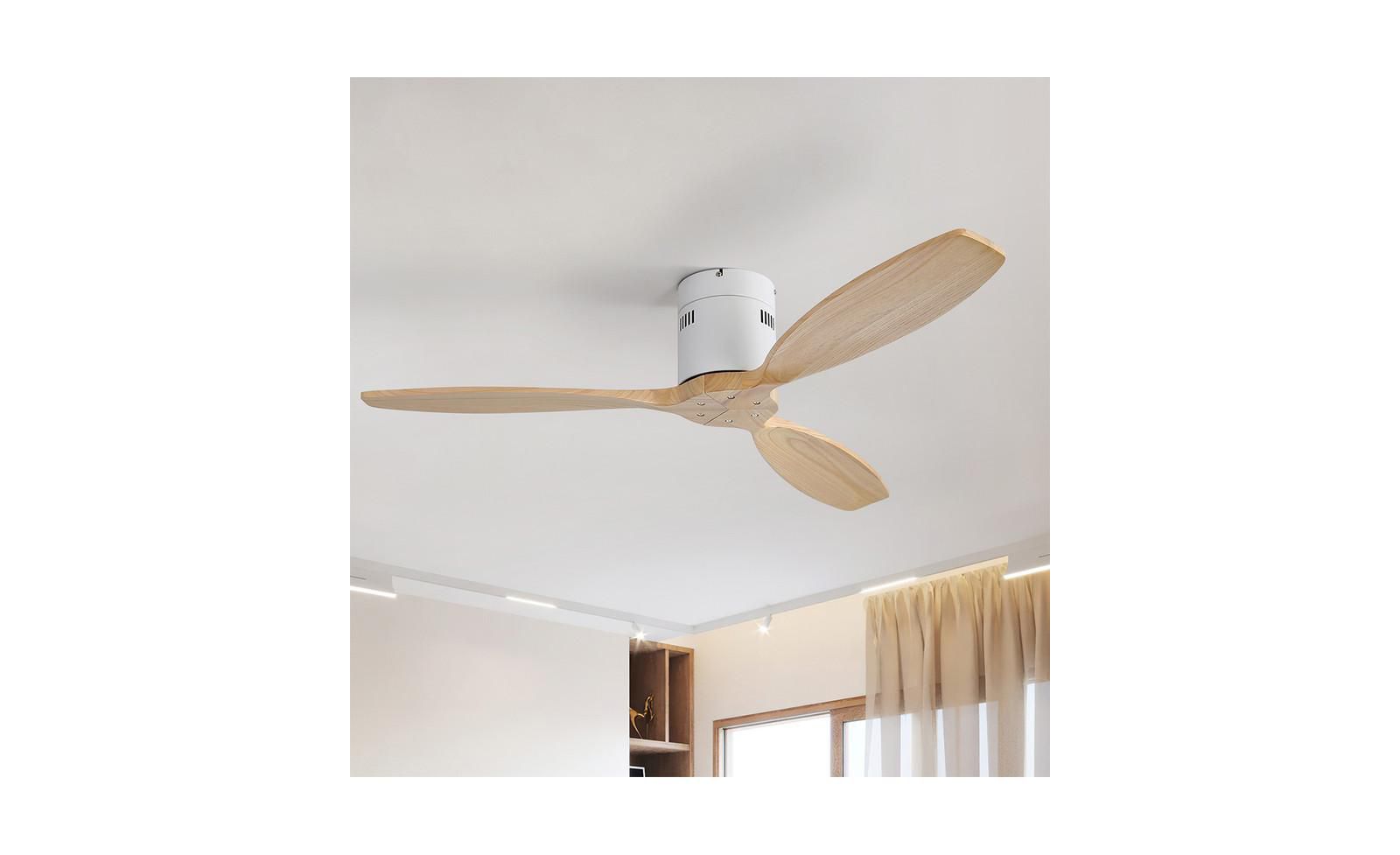 Sofucor потолочный вентилятор 52-inch Modern 3-Blade с пультом управления