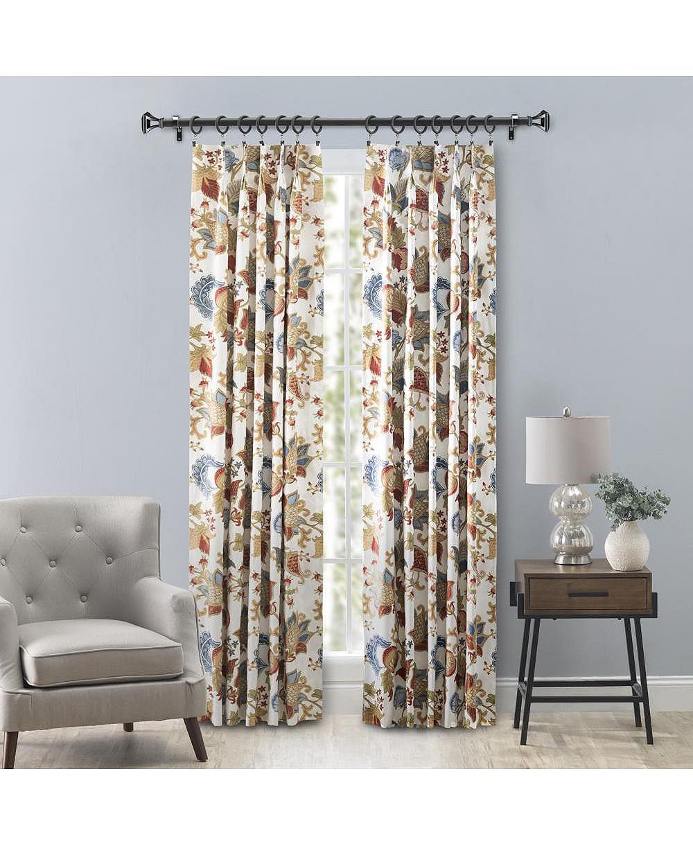Ellis Cambridge жаккардовые шторы с цветочным принтом, 2 штуки, multicolor