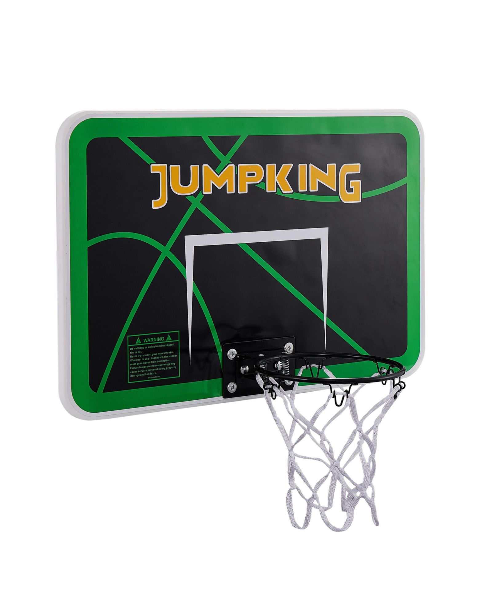 Jumpking набор для баскетбола на батуте, 7,5" металлическое кольцо с откидным механизмом, подходит для большинства батутов, от 6 лет