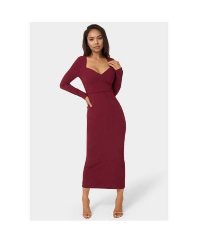 Bebe Women's Open Back Ankle Dress
