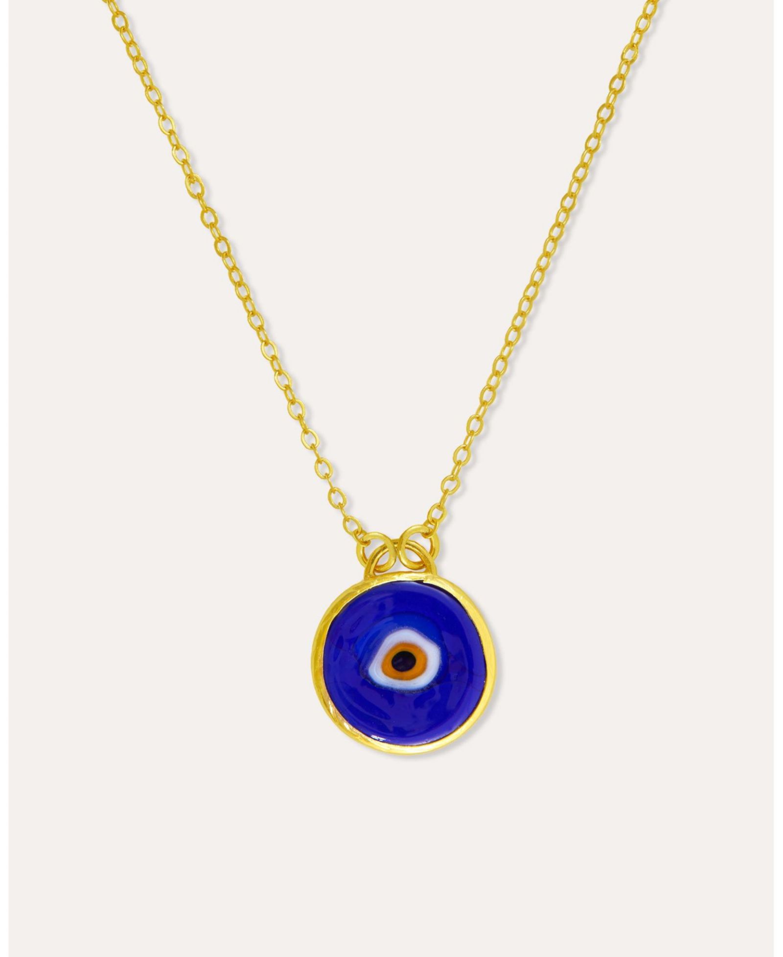Ottoman Hands Azra Evil Eye Pendant Necklace