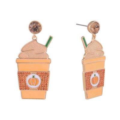 Hallmark серьги Pumpkin Spice Latte