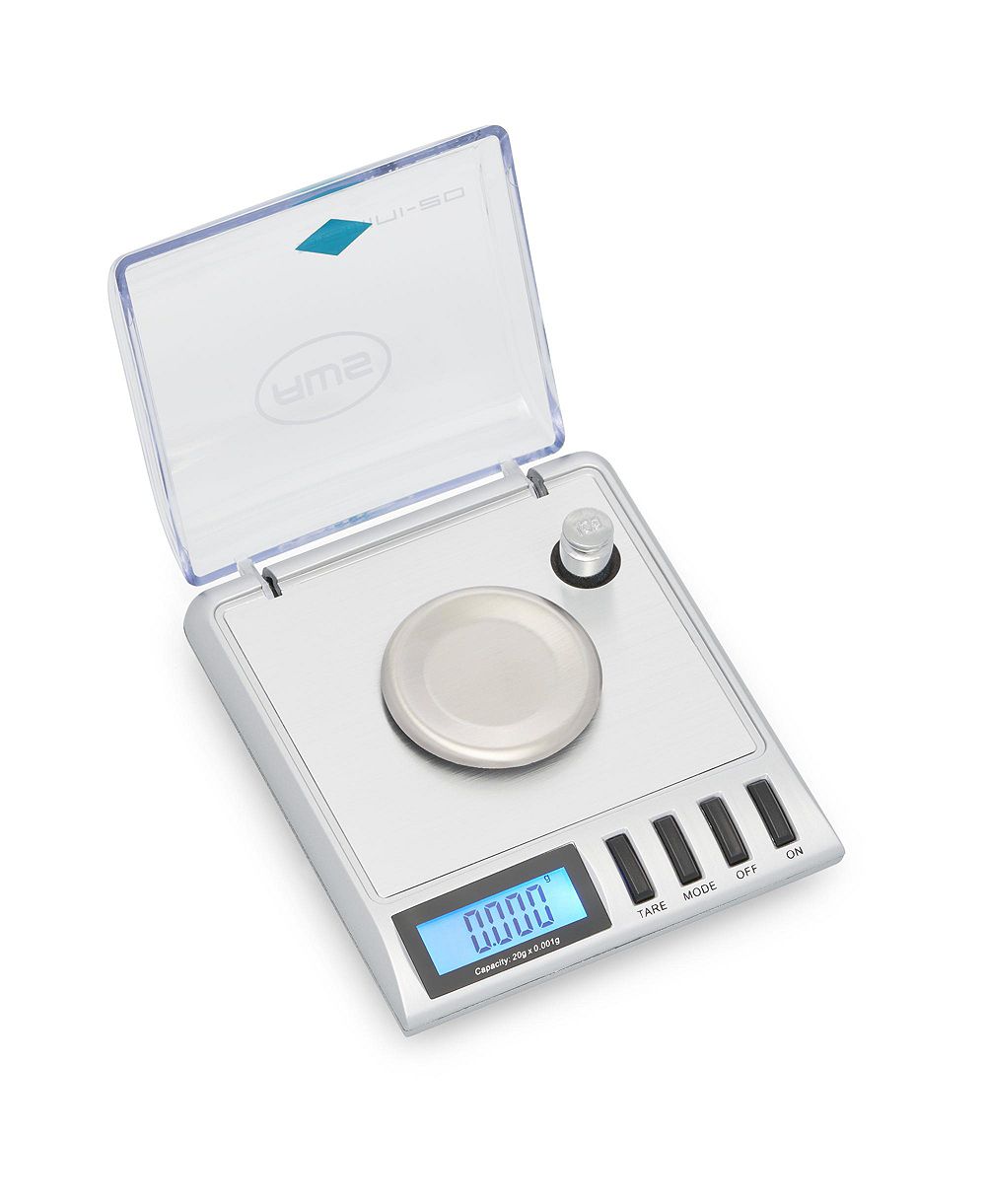 Цифровые карманные весы American Weigh Scales Gemini-20-Silver Digital Milligram, 20g x 0.001g