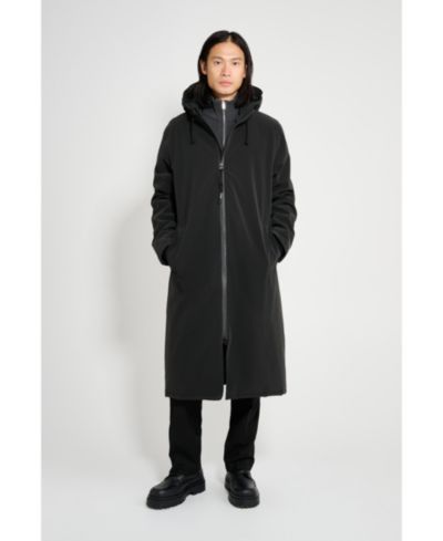 Stutterheim мужское длинное зимнее пальто Stockholm с матовым покрытием