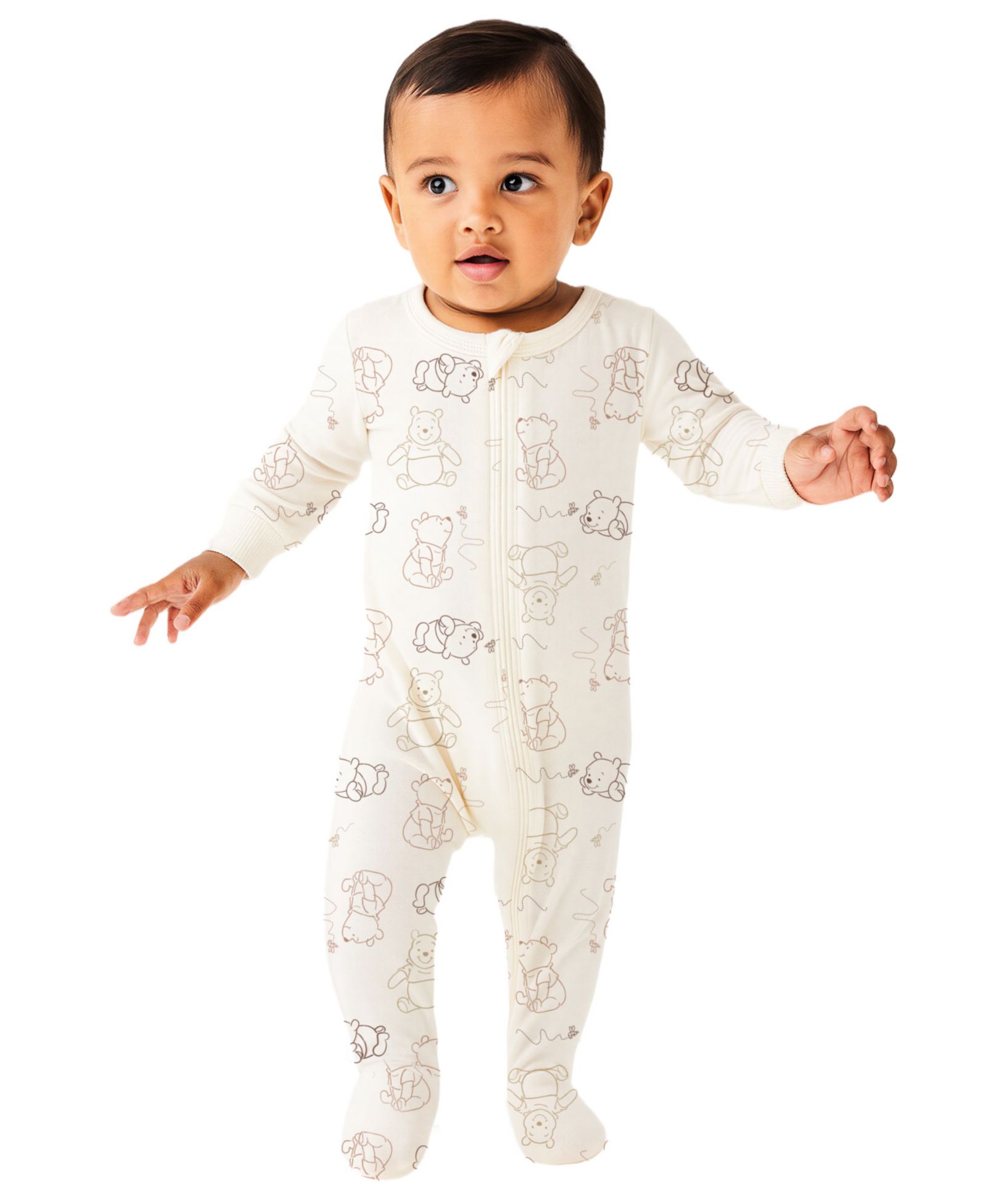 Детский комбинезон Disney Baby Boys' Winnie the Pooh Crewneck Sleep and Play