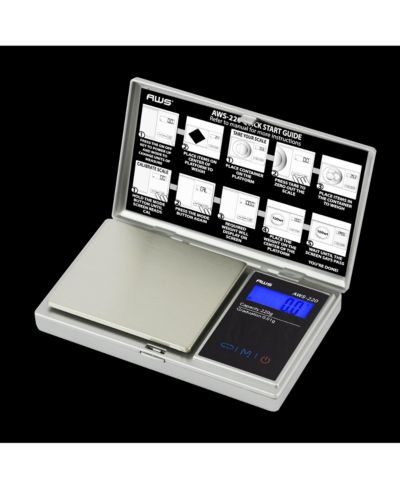 Цифровые карманные весы American Weigh Scales AWS 220g, серия 220g x 0.01g