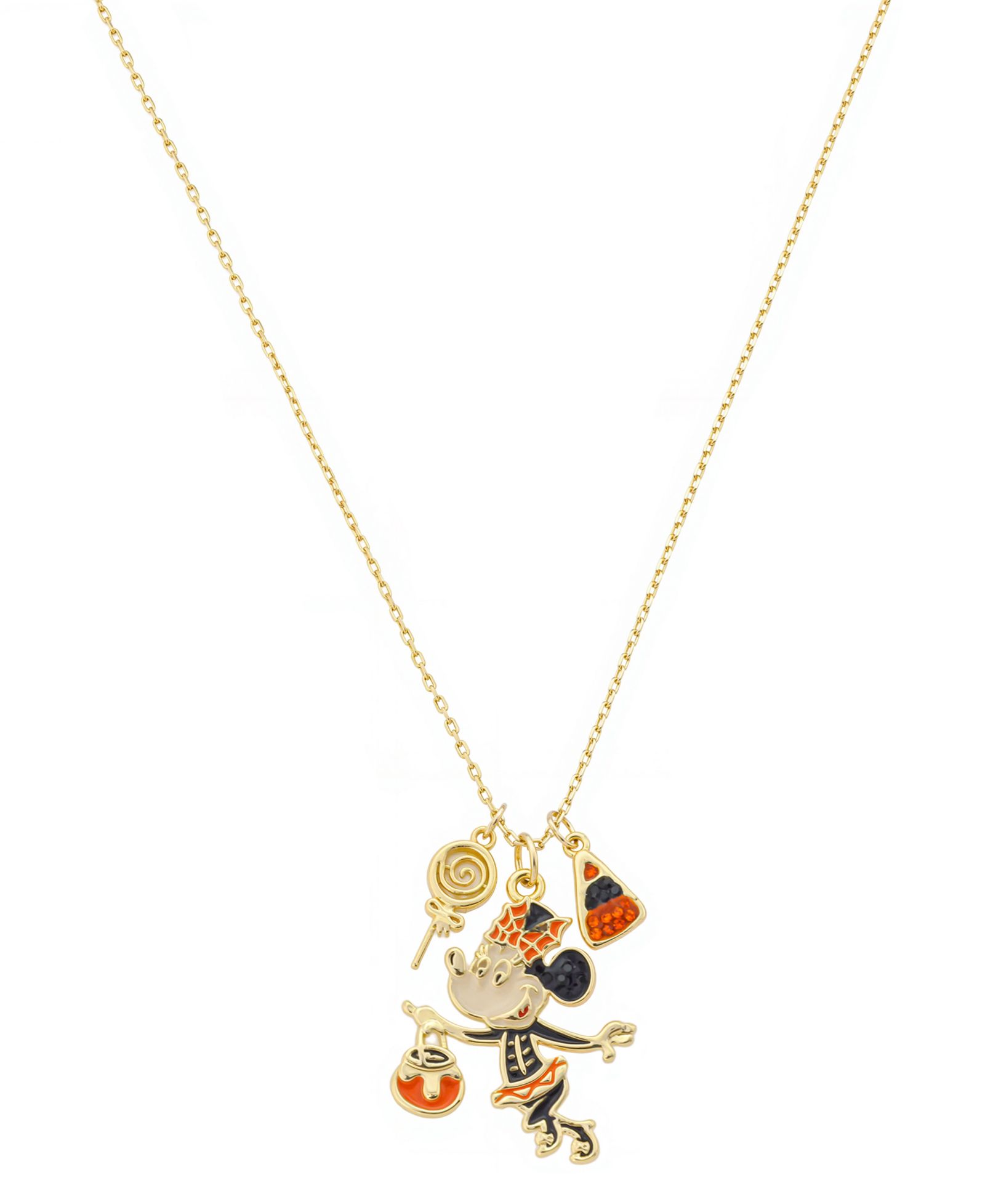 Подвеска-кулон Disney Minnie Mouse Crystal and Mother of Pearl Trick or Treat