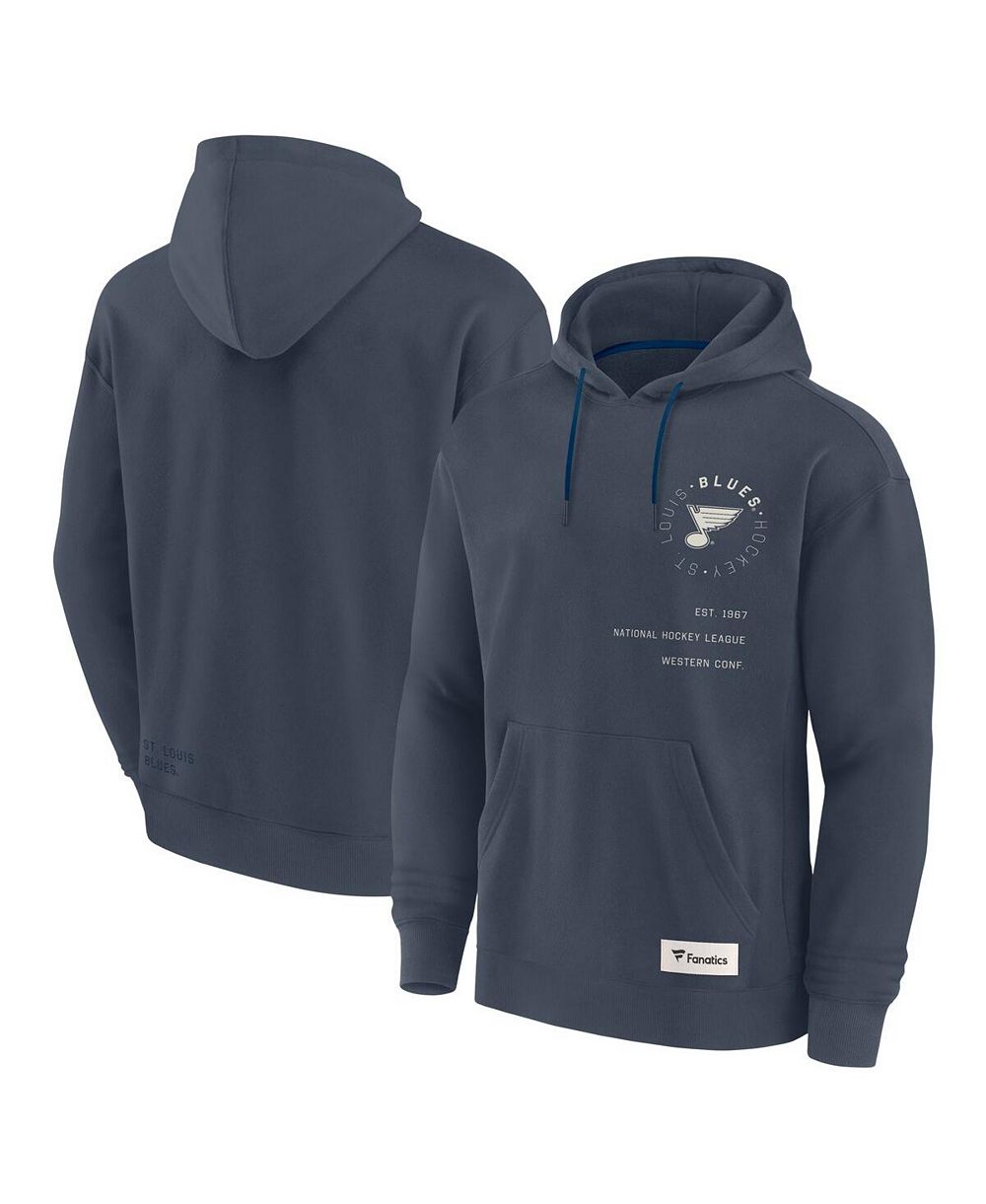 Мужское худи Fanatics Navy St. Louis Blues Future Ground Info