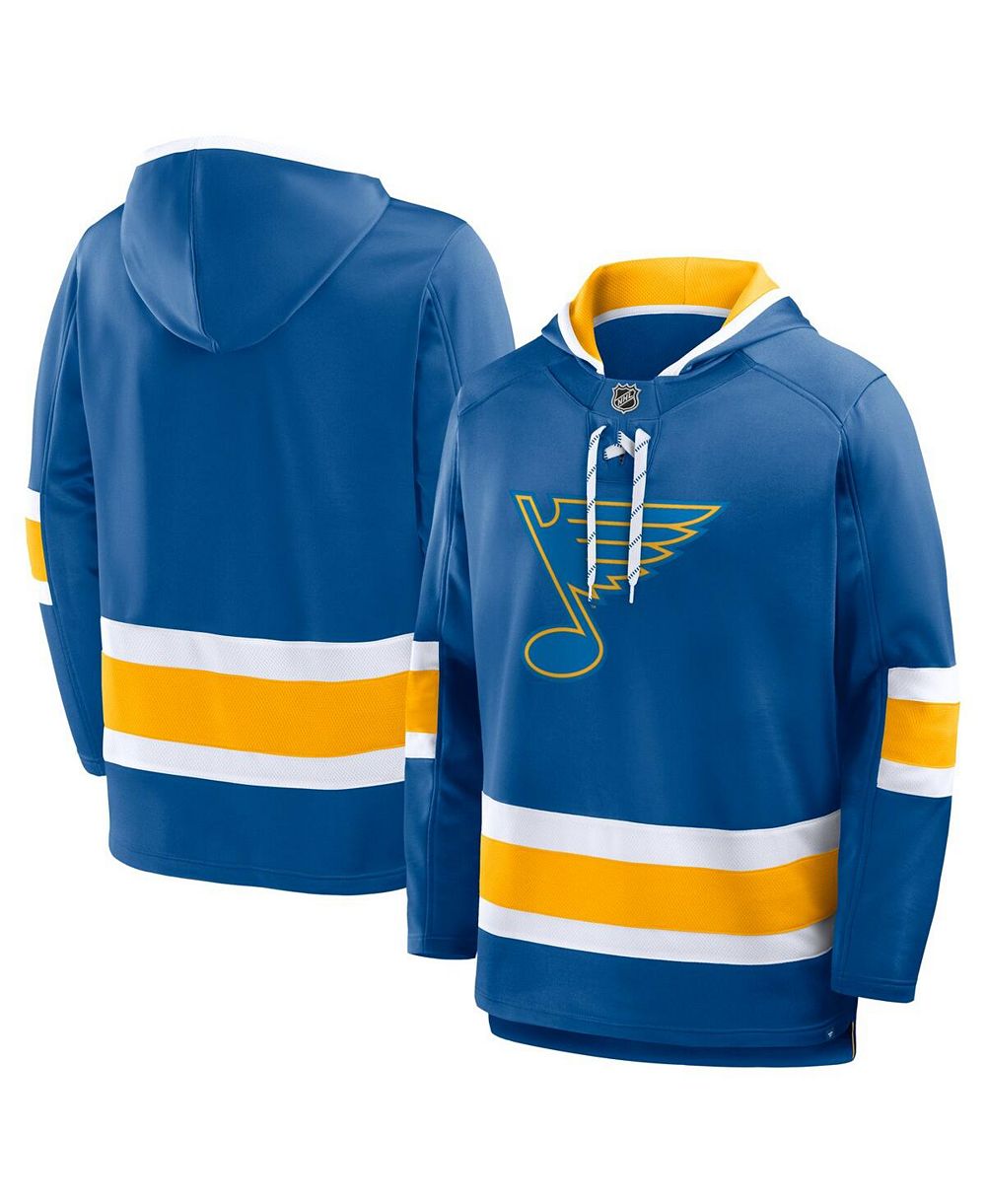Fanatics Мужское худи St. Louis Blues Blue Fleece