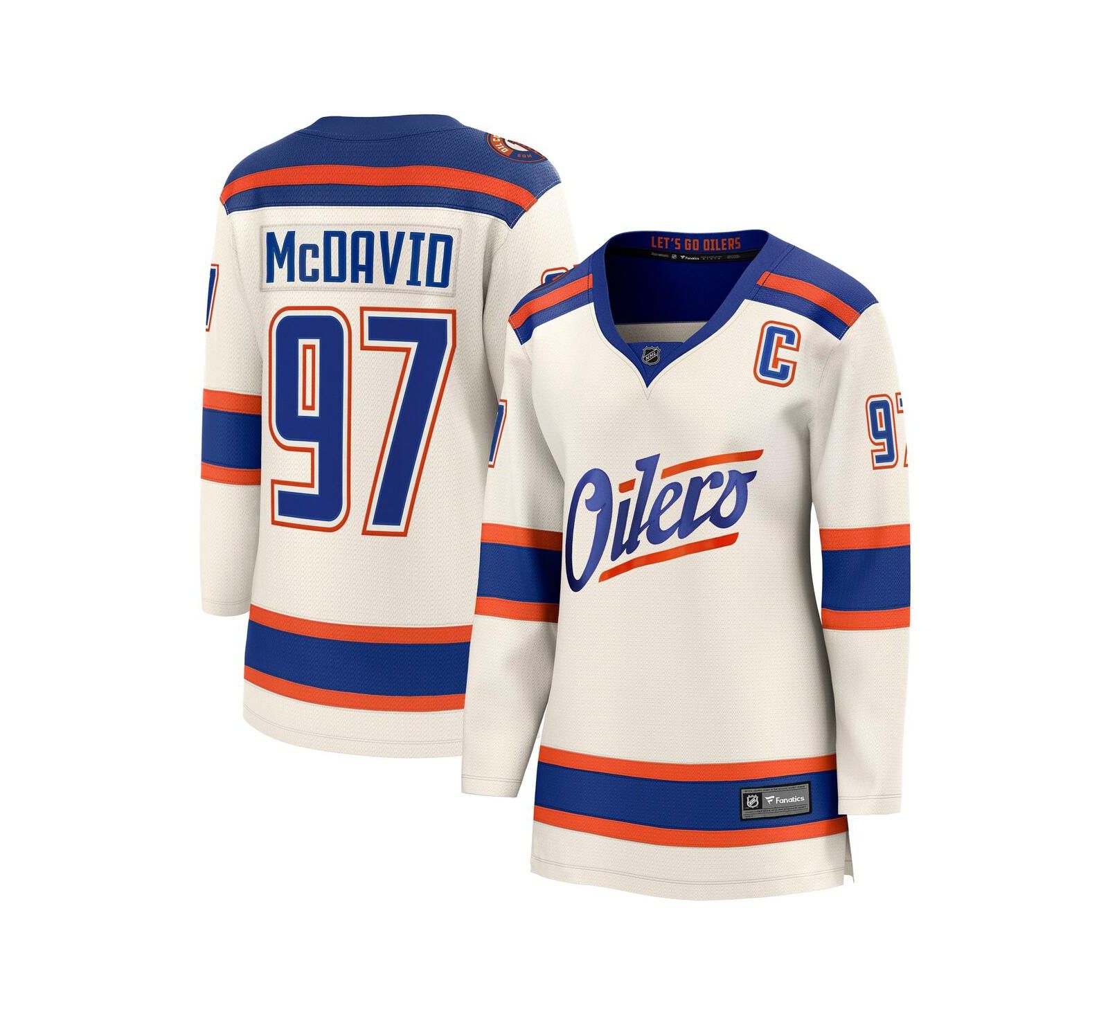 Fanatics Женская джерси Connor McDavid Edmonton Oilers