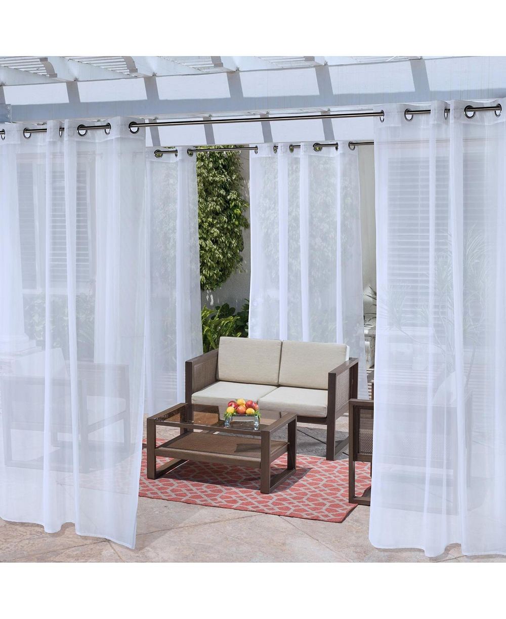 Commonwealth Home Fashions Штора с люверсами NO SEEM, 8 люверсов, 50x108"