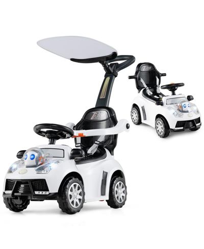 Детский ходунки-каталка Costway 3-in-1 с музыкой и светом
