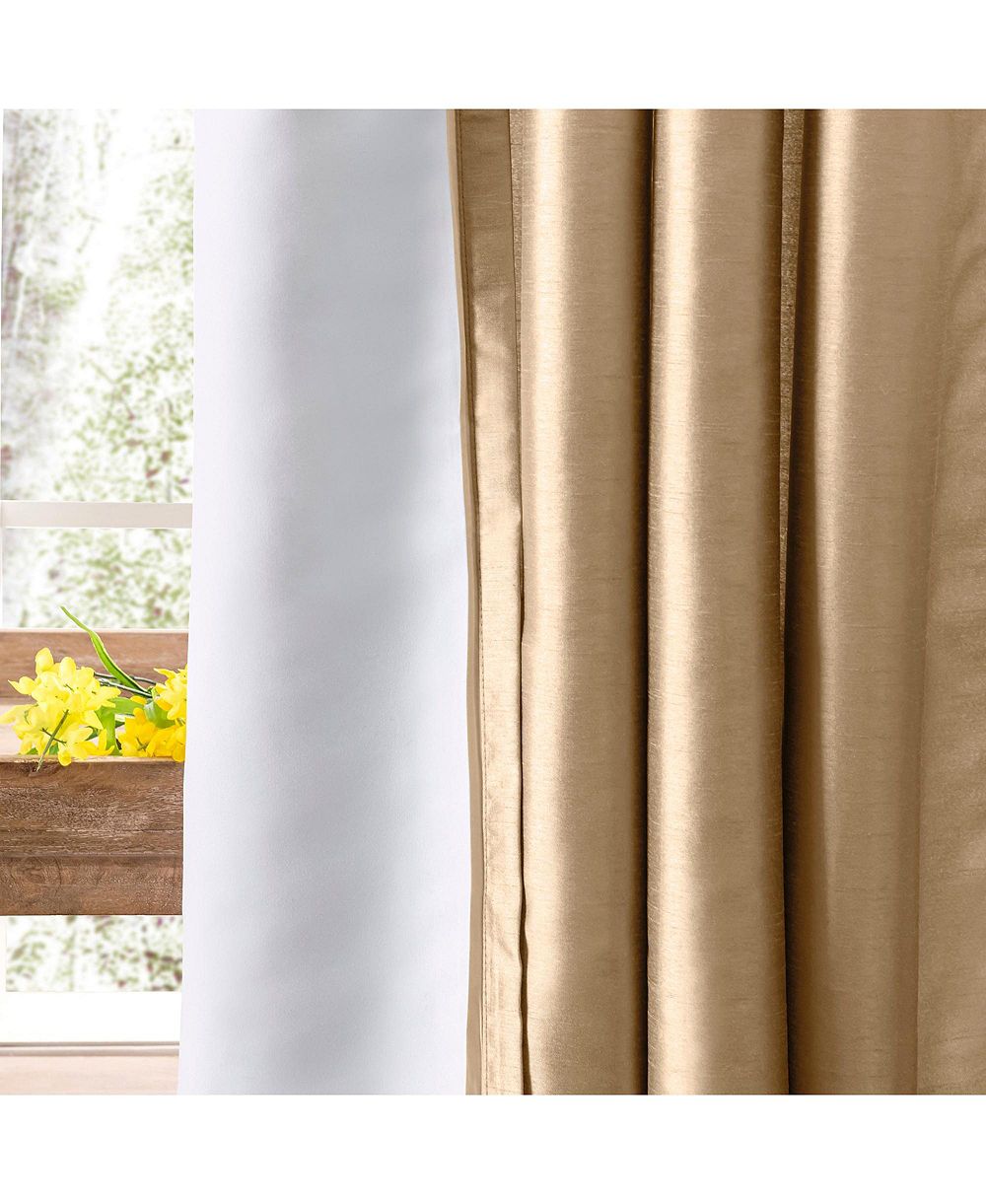 Парные шторы Ellis Curtain Luna Faux-Silk 100x84"