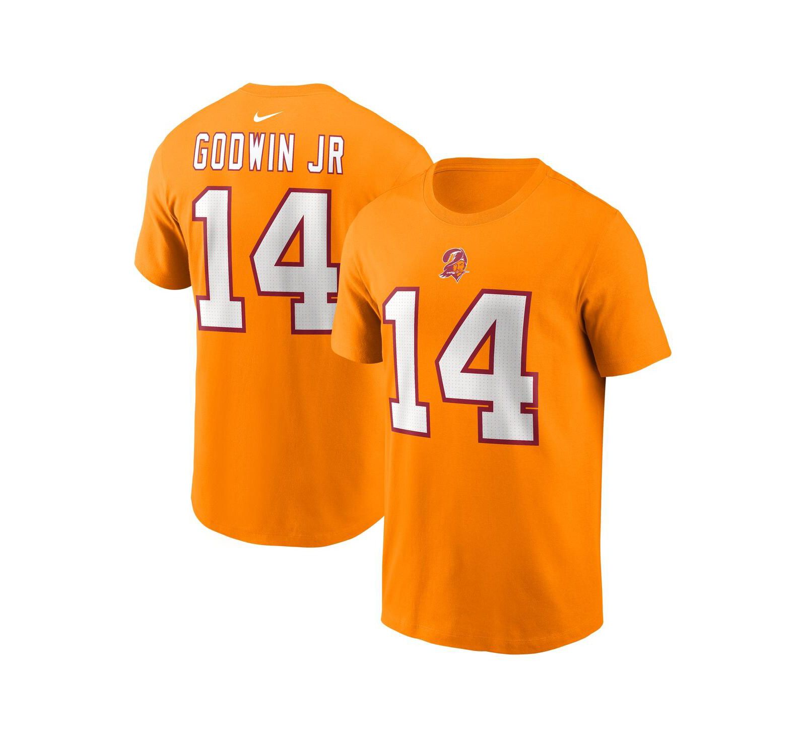 Футболка Nike Men's Chris Godwin Jr. Orange Tampa Bay Buccaneers Player Name & Number
