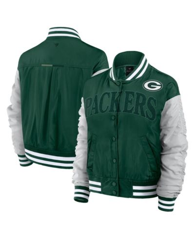 Fanatics Women's Green Green Bay Packers Elements Wave Full-Snap Jacket