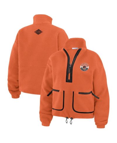 Женская флисовая куртка WEAR by Erin Andrews Philadelphia Flyers Half-Zip, оранжевая