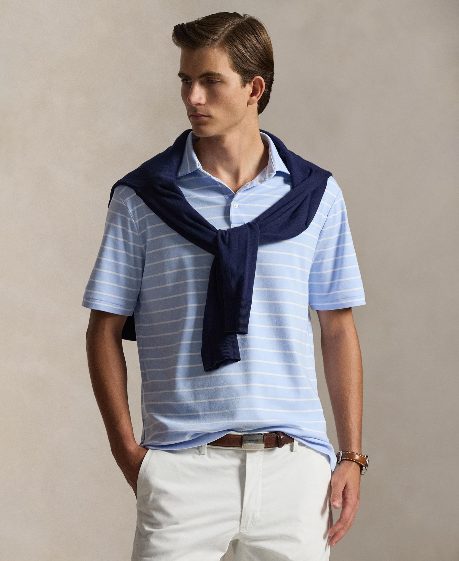 Polo Ralph Lauren Classic Striped Soft Cotton Polo Shirt