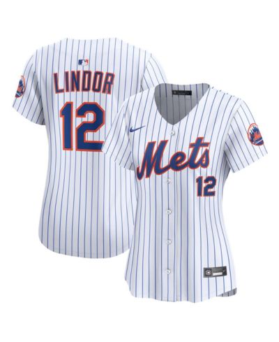 Джерси Nike Women's Francisco Lindor White New York Mets Home Limited