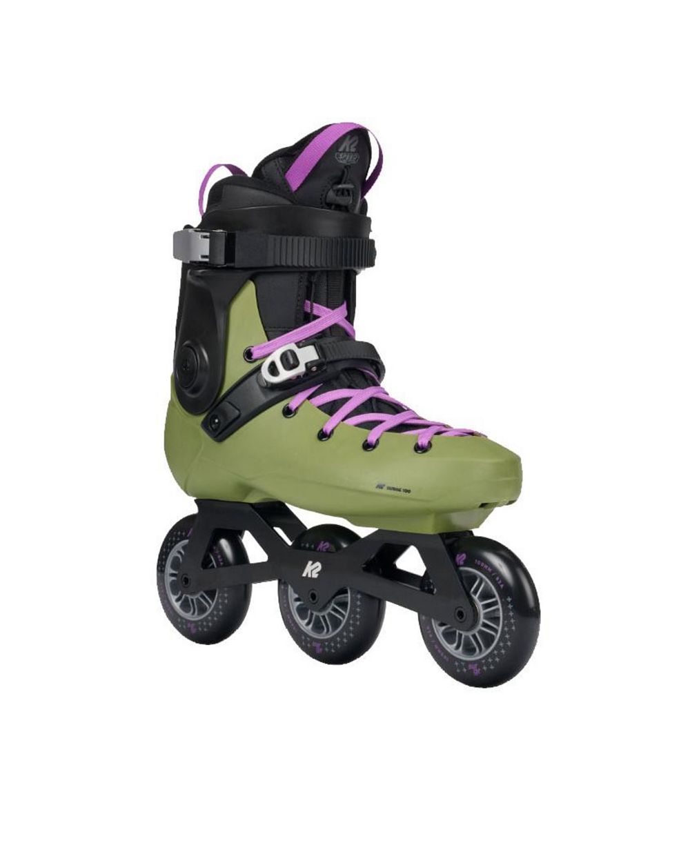 K2 Surge 100 3 Wheel Inline Skates for Men Women Adult, Unisex Urban Street Fitness Roller Skate Blades