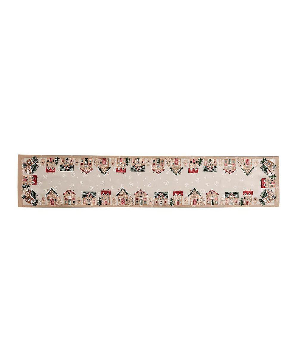 Avanti Gingerbread Village 72" Table Runner