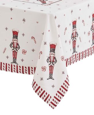 Avanti Nutcracker Candy Tablecloth, 60" x 120"