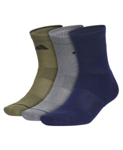 adidas Men's Cushioned Sport 4.0 High Quarter Socks, 3-Pack