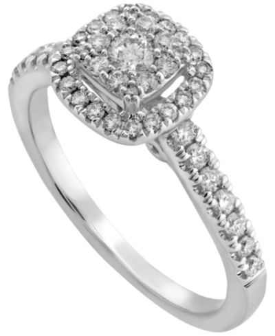 Кольцо Macy's Diamond Ring (1/2 ct. t.w.) in 14k White Gold