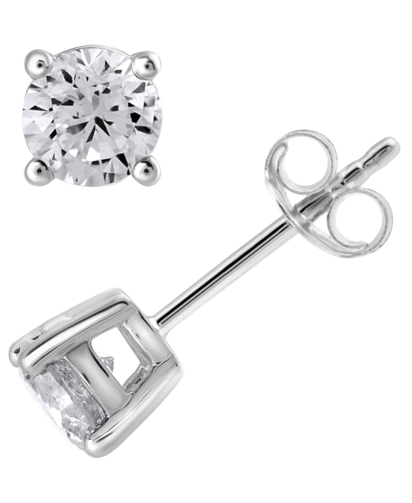 Macy's Diamond Stud Earring (5/8 ct. t.w.) in 14k White Gold