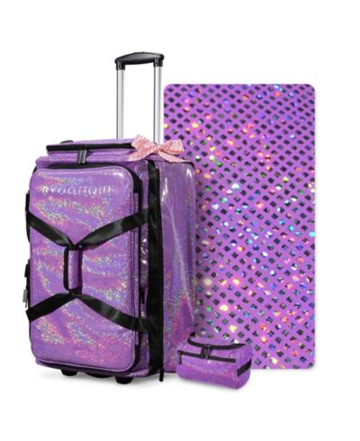 Byootique Dance Competition Bag with Wheels Dance Suitcase Travel Duffle FA Rose