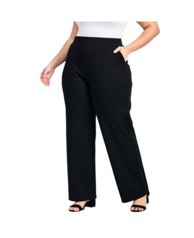 Женские брюки AVENUE Plus Size Zoe Ponte Straight Leg