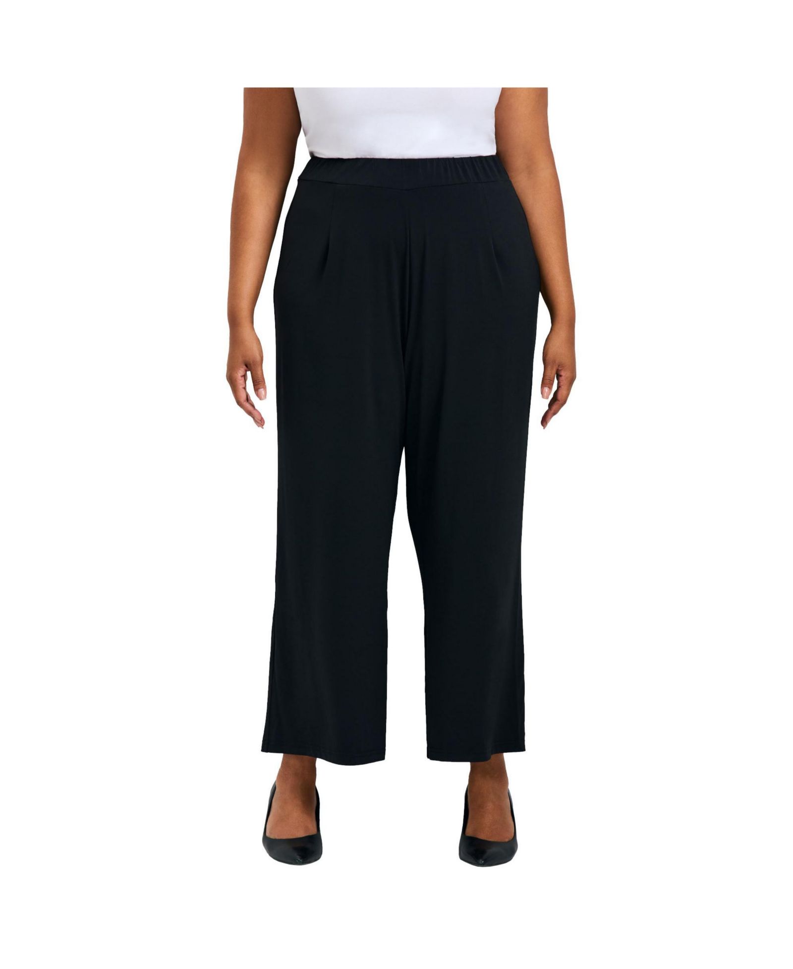 Avenue Women's Plus Size Audrey Wide Leg Pant