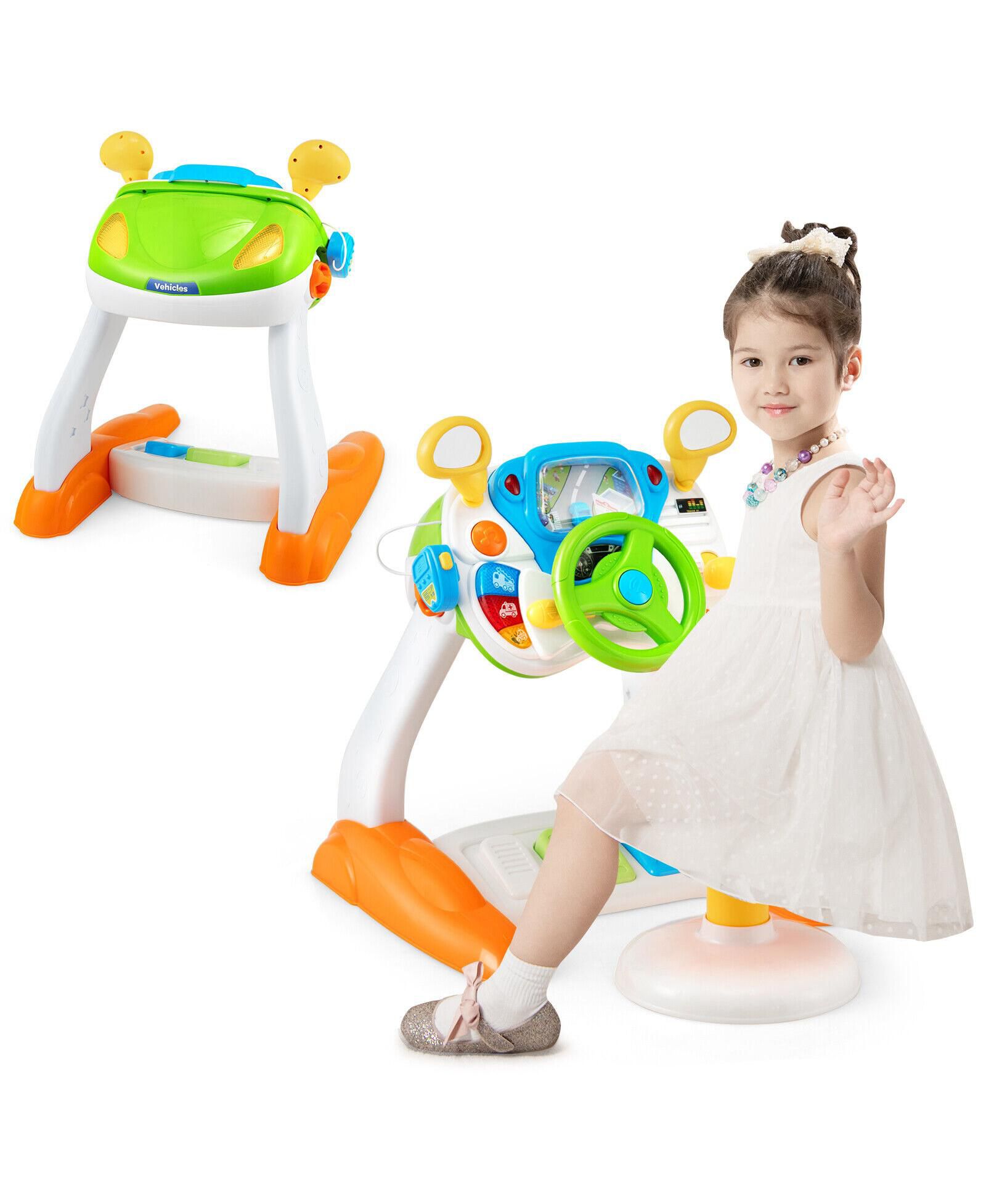 Детский игровой руль Mecale со светом и звуком